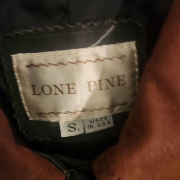 Lone Pine American Made Leather Barn Coat Jacket Men’s Size S - Picture 12 of 12